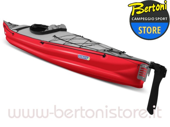 Canoa Gonfiabile Framura Rossa con Pinna 045220-R (5C/11C) GUMOTEX
