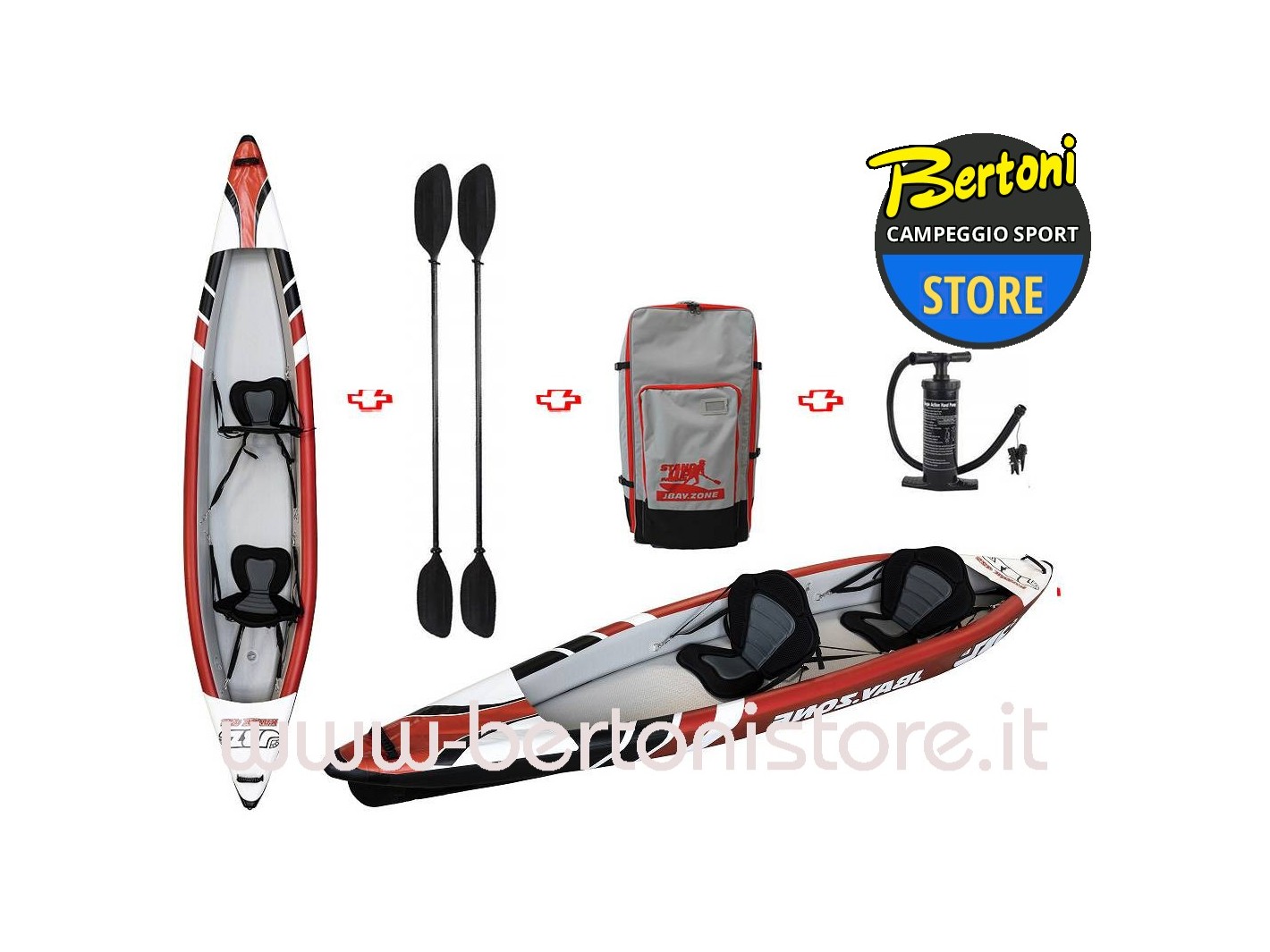 Canoa Gonfiabile Kayak 425 HP 30014 JBAY.ZONE