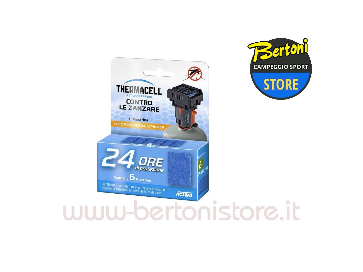 48 Ore Di Protezione Ricarica Back Packer NFZ.ZBRP12.R2BP THERMACELL