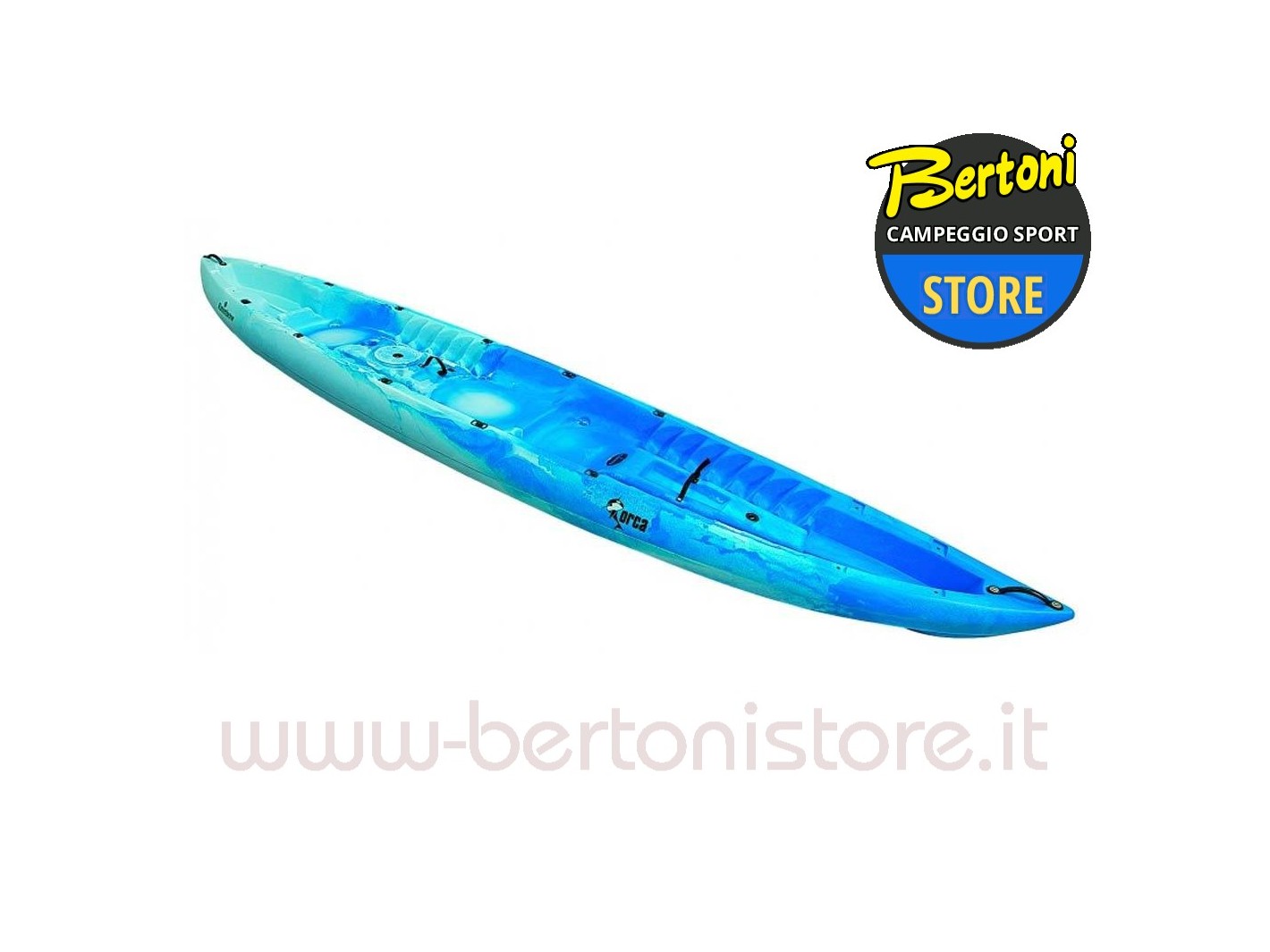 Canoa in Polietilene Orca Base RAINBOW