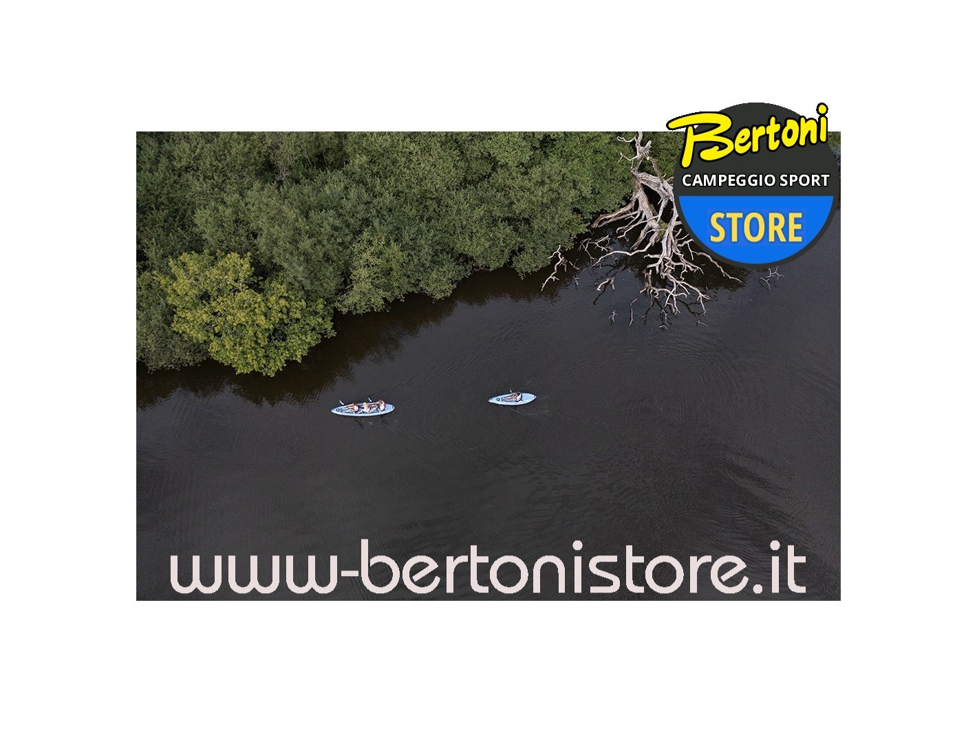 Canoa Rigida Bilbao Blue/Grey 107052 + Pagaia Touring-1 Fissa TAHE / Bic Sport