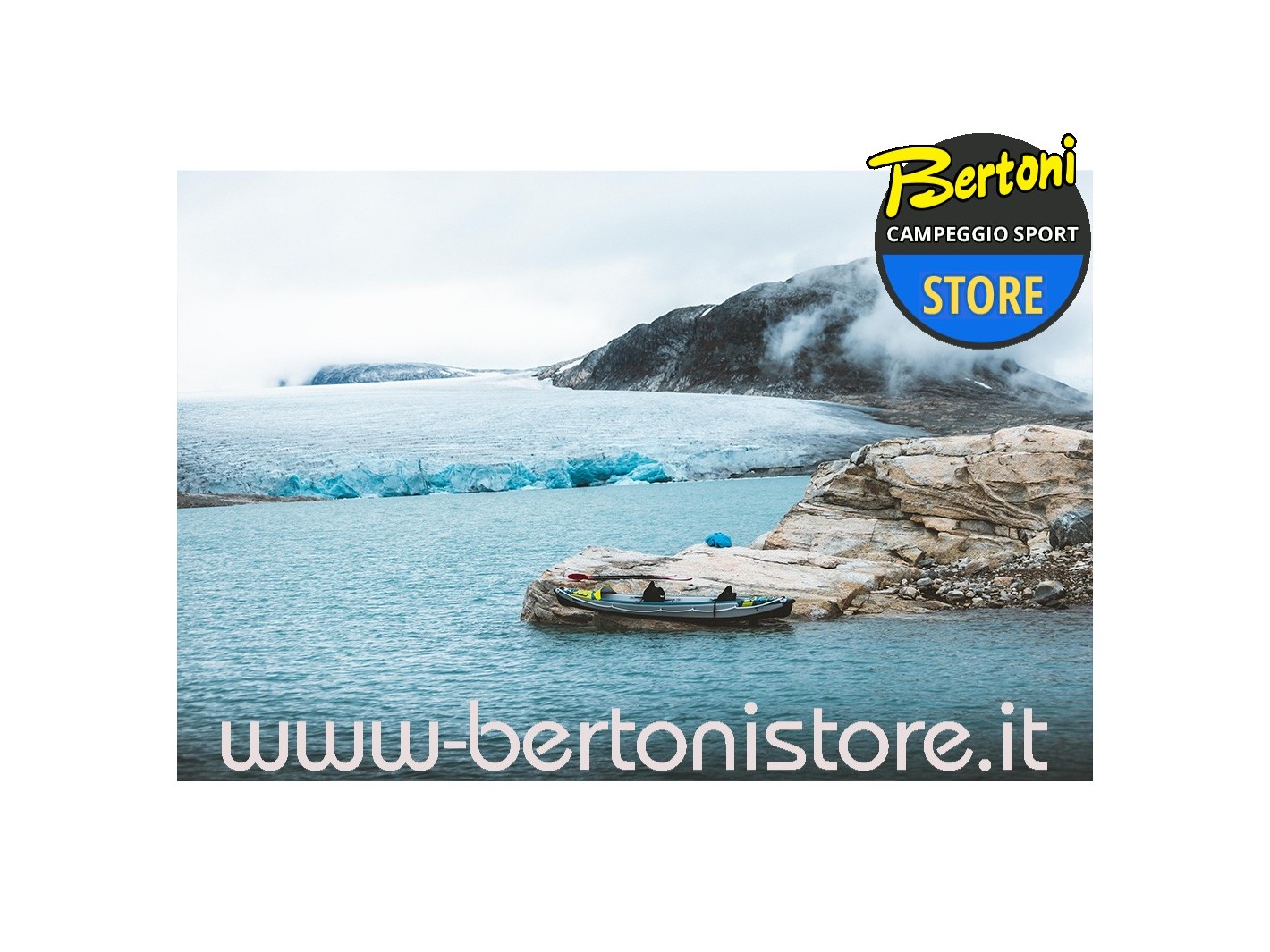 Canoa Gonfiabile Air Breeze Full HP 1 107183 + Pagaia Touring-4 div. in 4 parti TAHE / Bic Sport