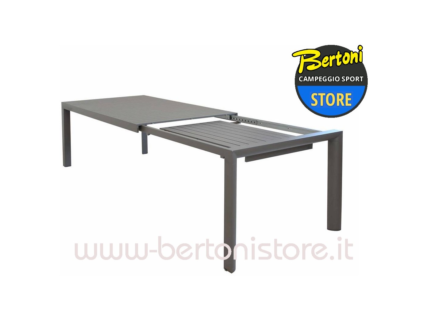 Tavolo Alluminio Garda 180/240 x 100 cm BERTONI