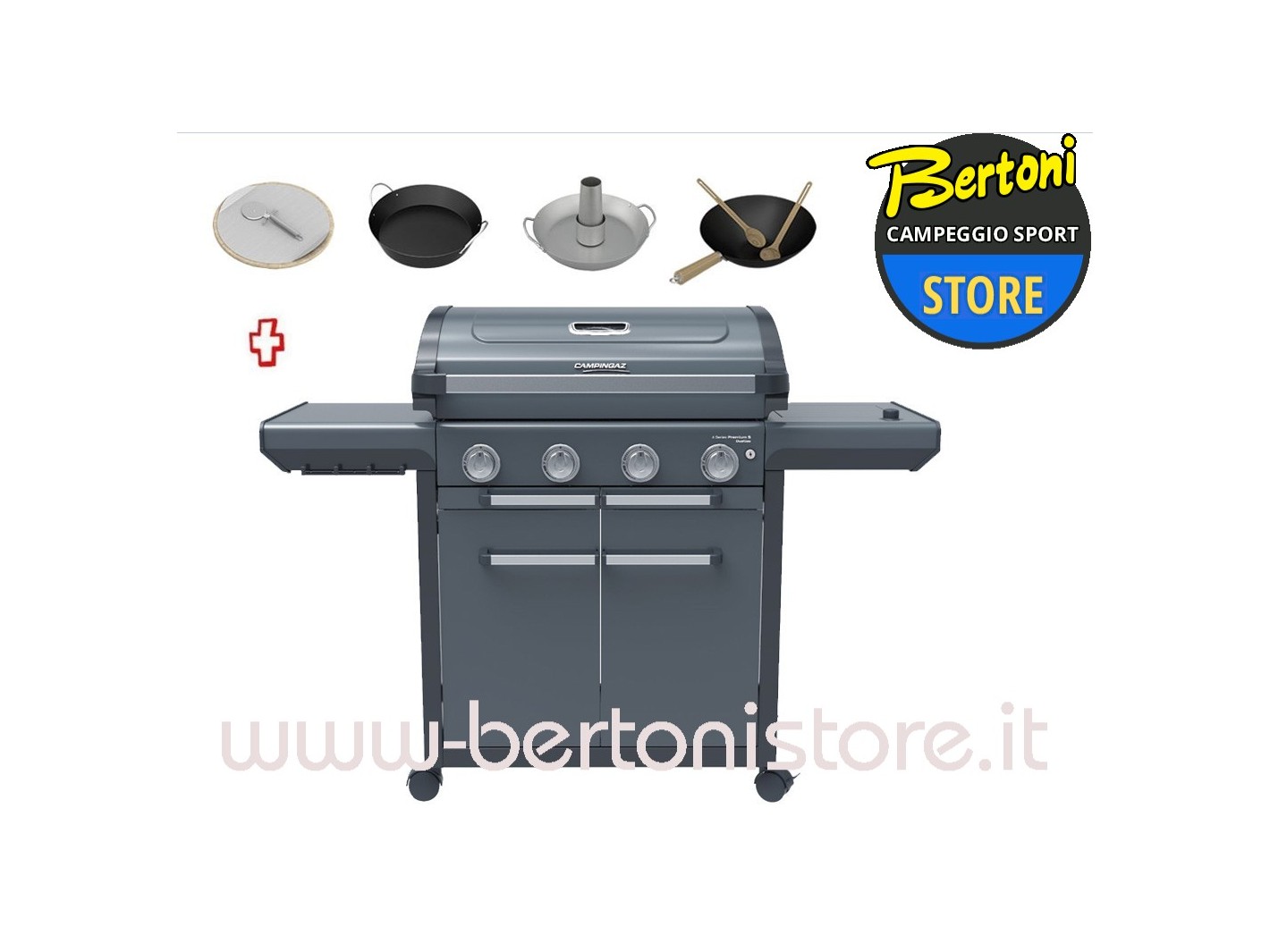 Barbecue a Gas 4 Series Premium S DG Dual Gas 2194692 + Culinary Modular CAMPINGAZ