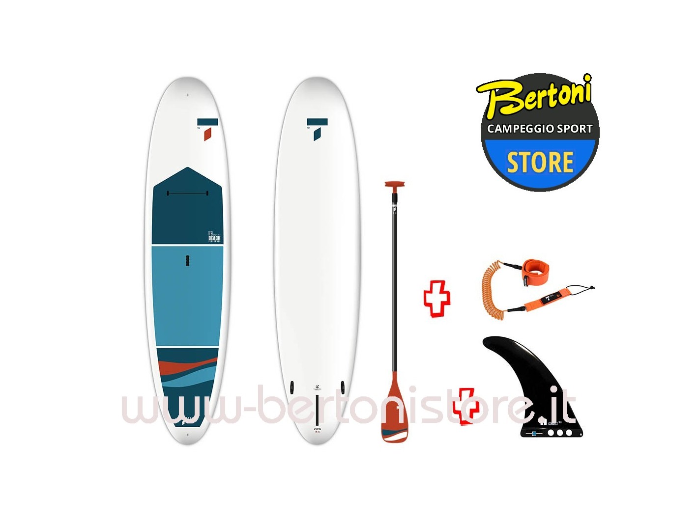 Sup Rigido 11'6" Beach Performer TT 106831 + Pagaia Alu + Leash TAHE / Bic Sport