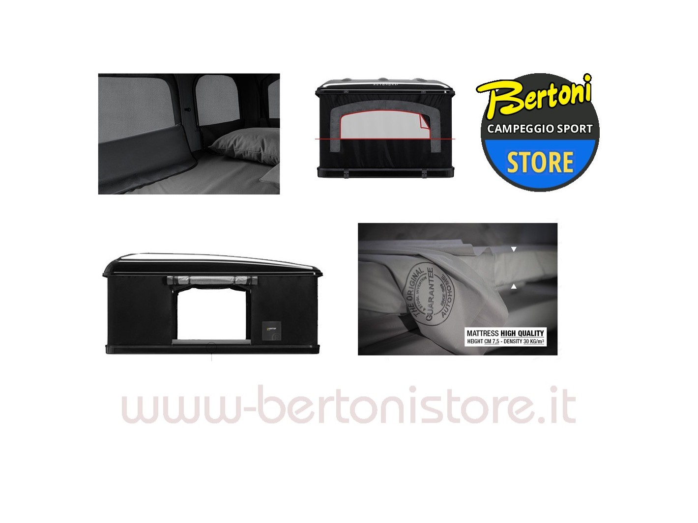 Tenda da Tetto Airtop 360° Medium Black Storm AT360BS/02.24 AUTOHOME