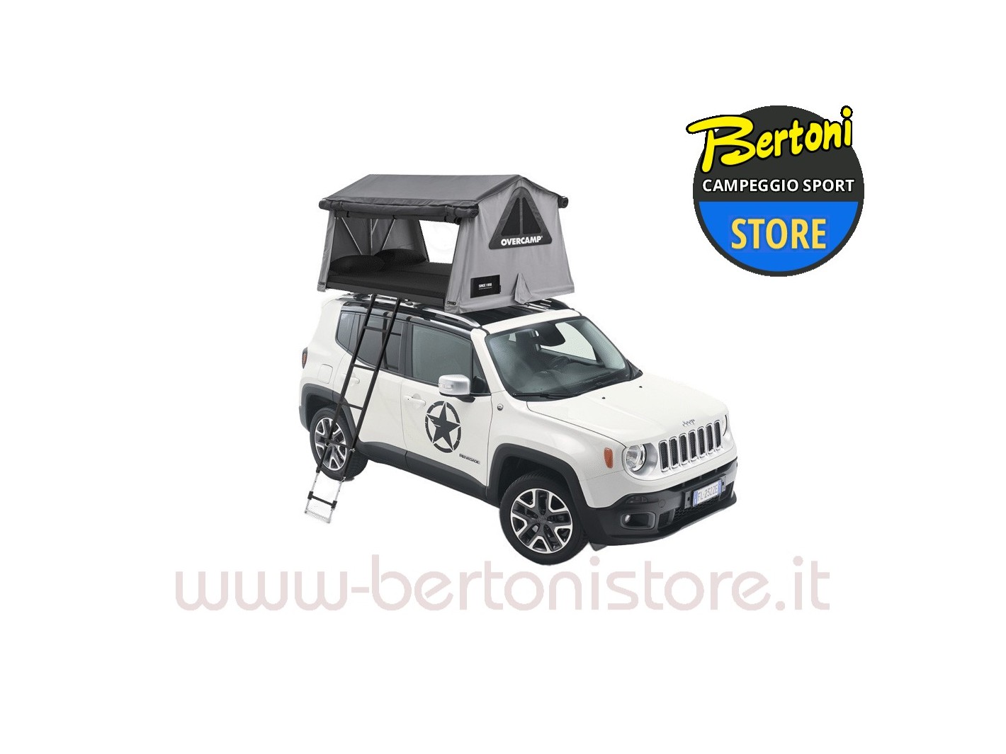 Tenda da Tetto Overcamp Small Carbon/Grey OCG/01.24 AUTOHOME