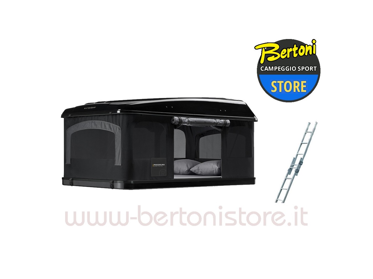 Tenda da Tetto Maggiolina Grand Tour 360 Small Black Storm M360BS/15.24 AUTOHOME