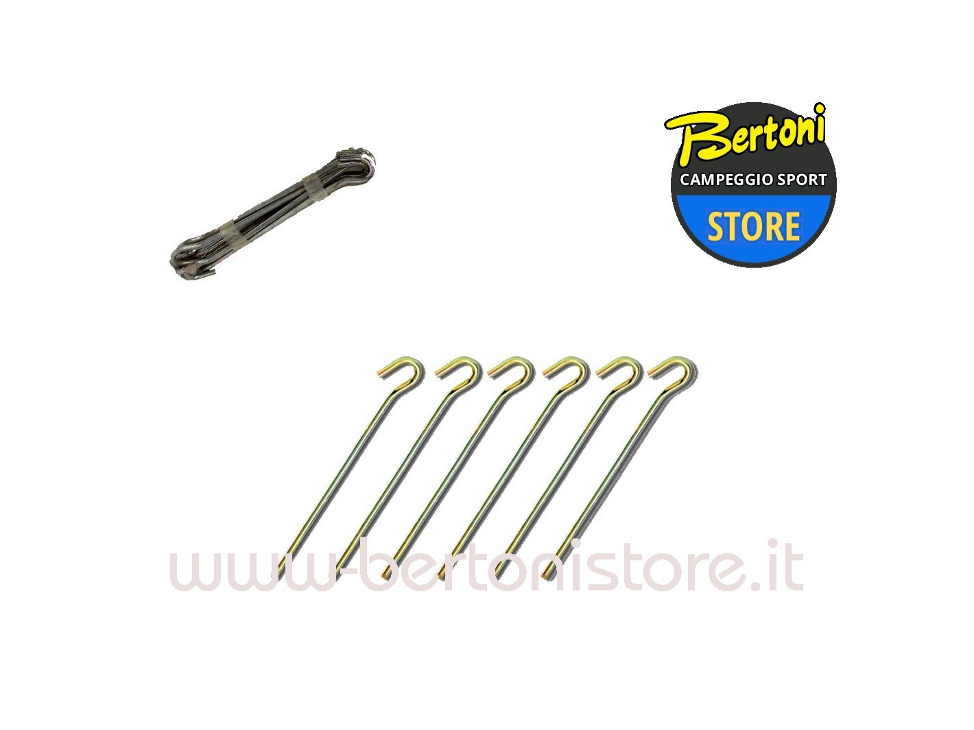 Spilloni (6 pz) Punta a V Ø 6 cm 21 BERTONI