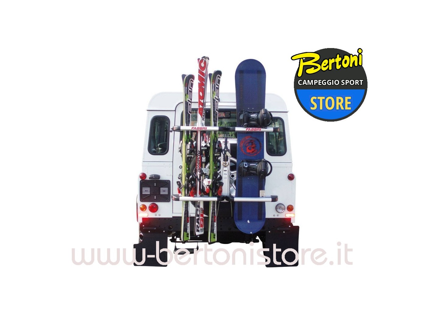Fabbri 006950252 Modulo portabici per portasci Gringo Ski&Board