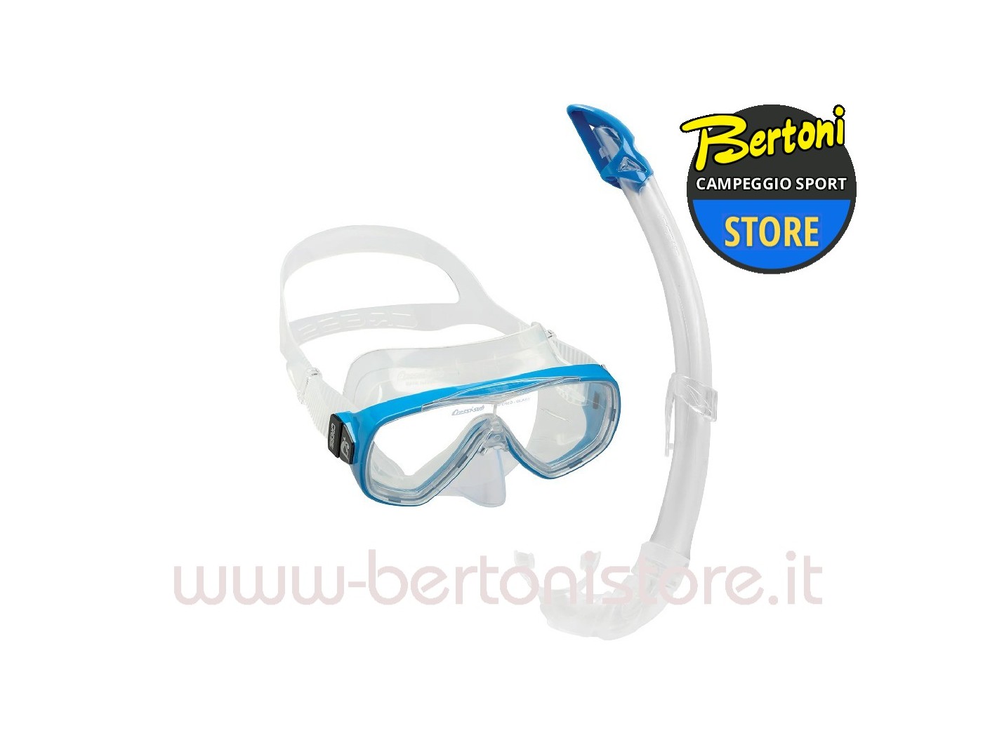 Set Maschera Snorkeling Onda + Areatore Mexico DM1010XXX Cressi Sub