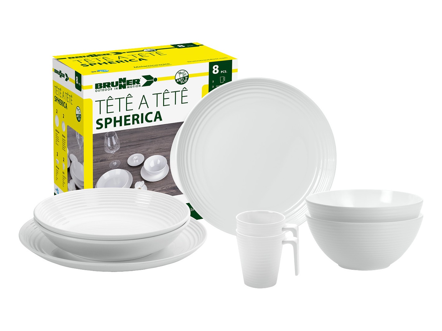 Set tête-à-tête Spherica 8 pz