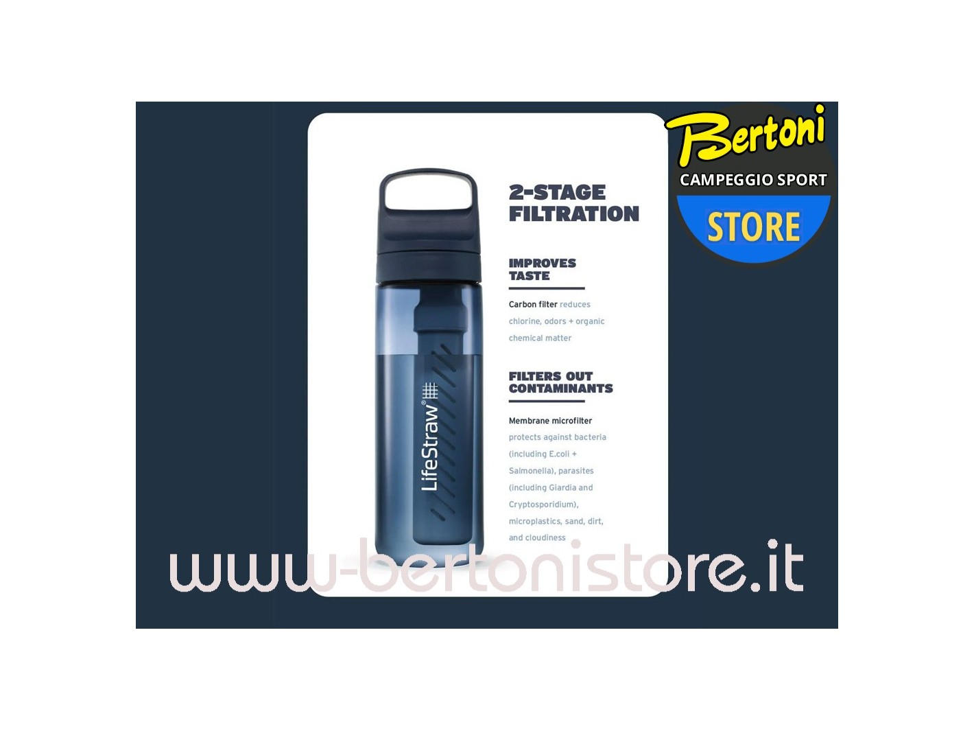 Filtro Portatile Go 650 ml LSLGV422 LIFESTRAW