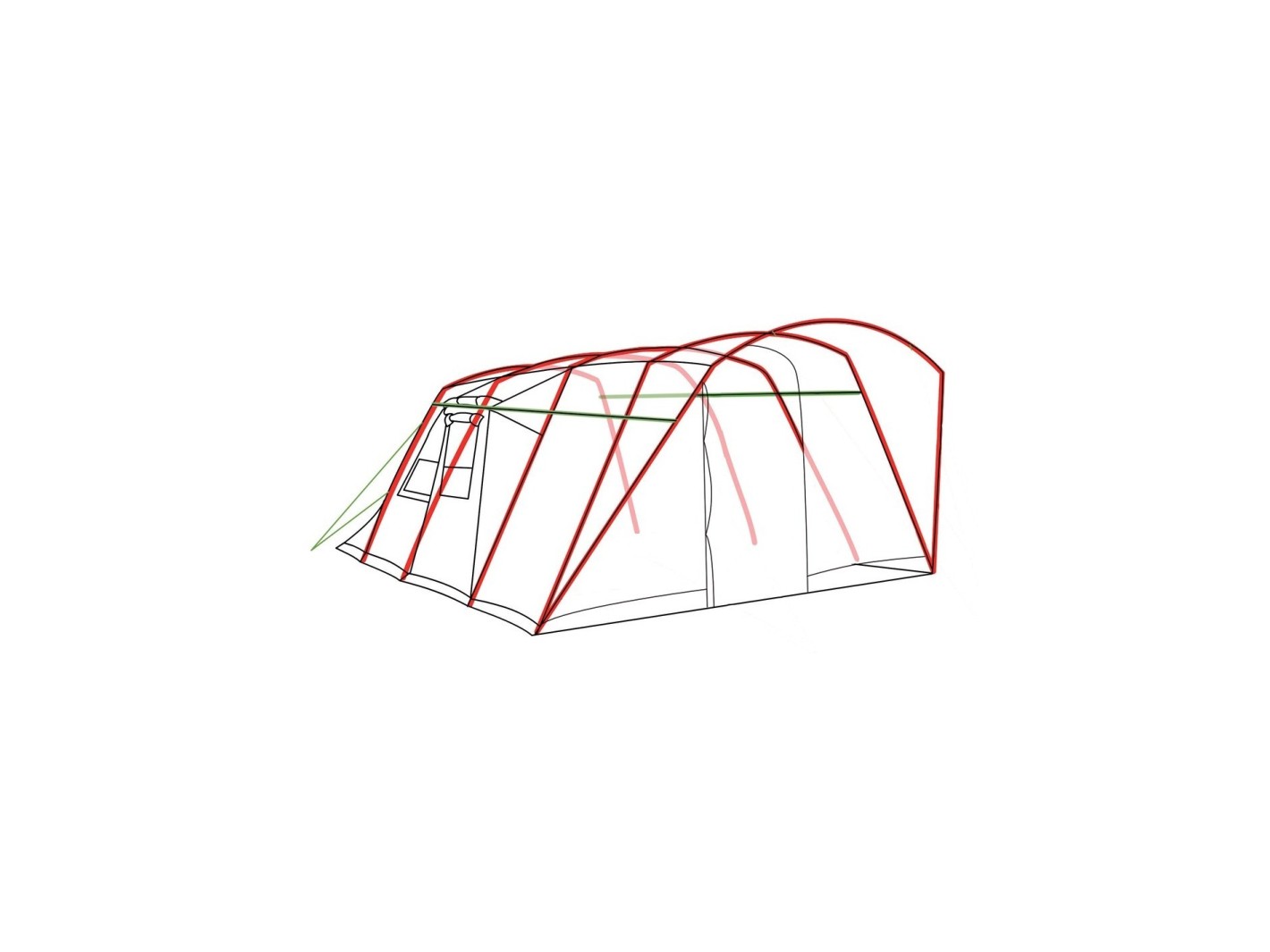 Bertoni Tunnel 6 VIP Tenda a Igloo