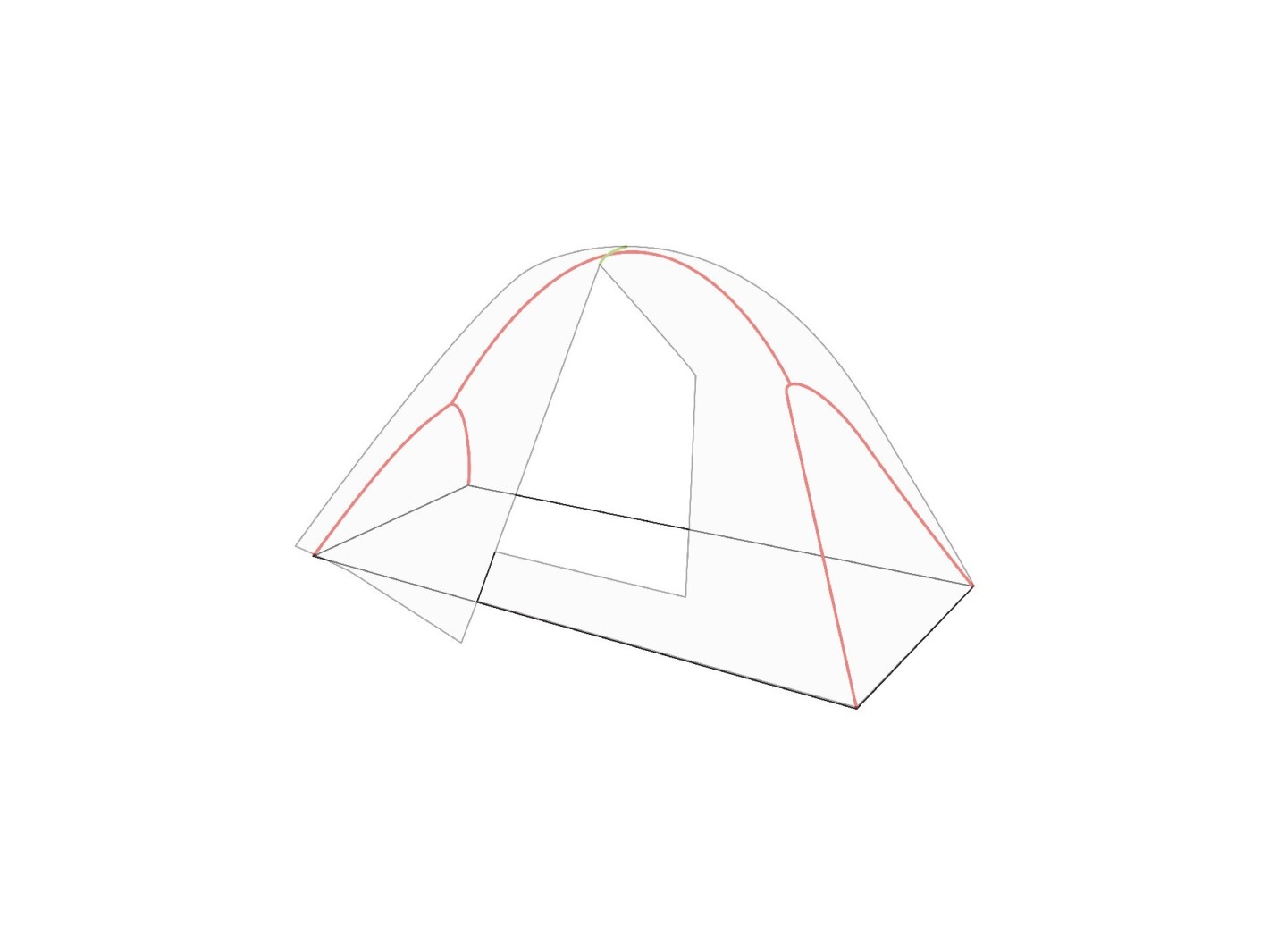 Bertoni Stealth 1 Tenda a Igloo