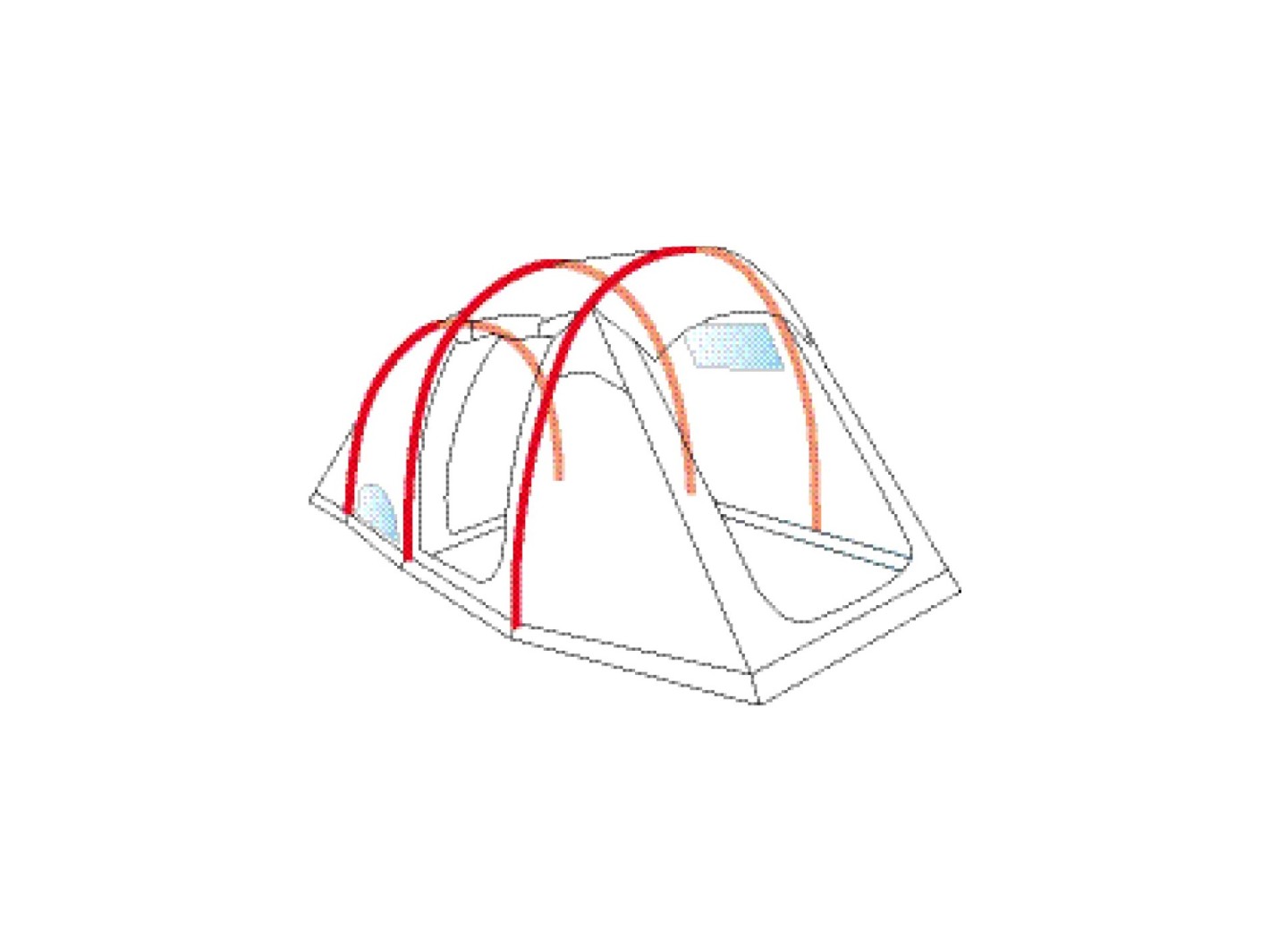 Bertoni Smart 3 AIR Tenda da Campeggio Automatica