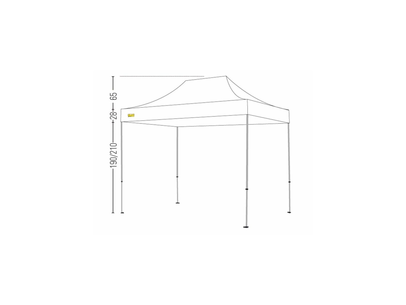 Bertoni Market 2x3 Plus Gazebo Pieghevole Automatico