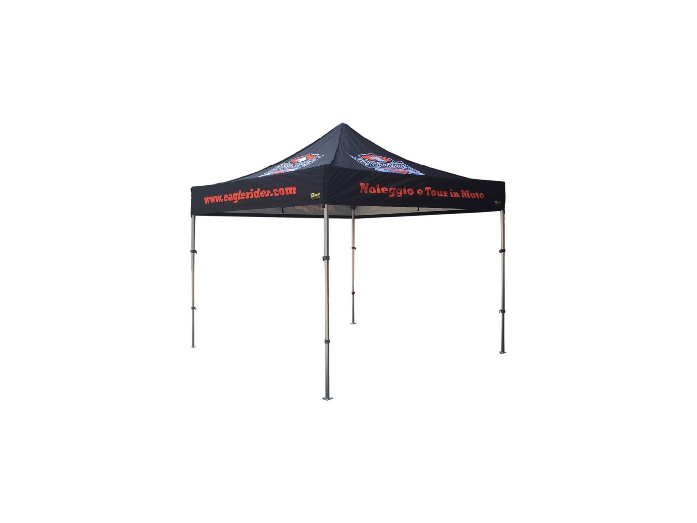 Personalizzazione Gazebo FULL PRINT Tetto 4x4 mt. con Cuciture Termonastrate