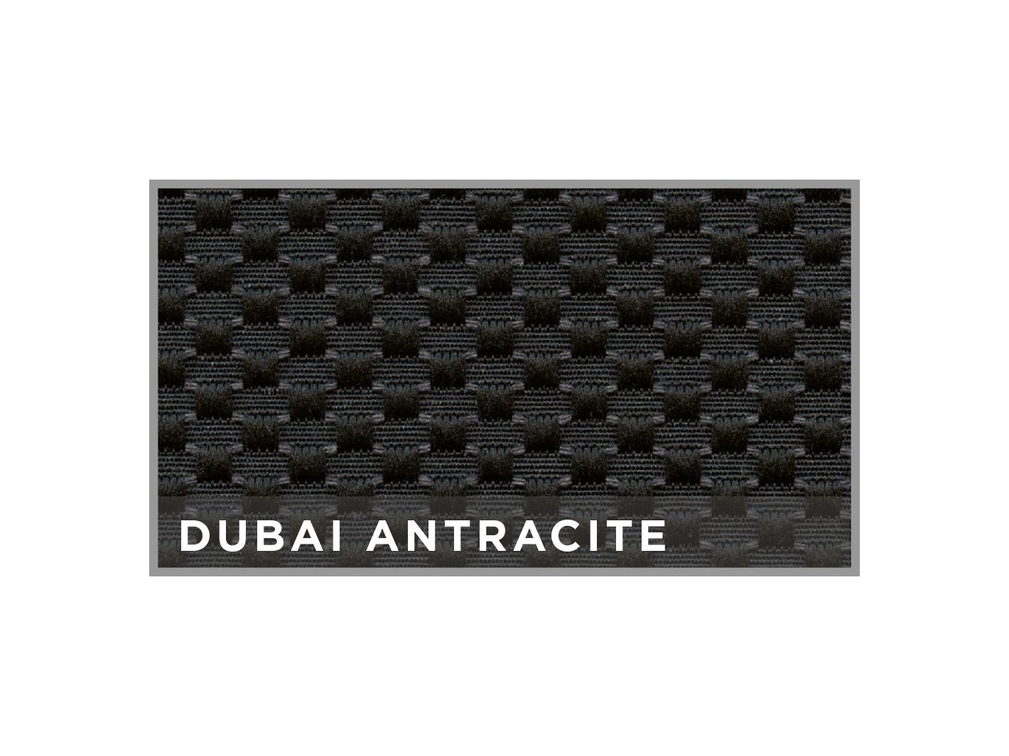 Coprisedile anteriore universale Fisiocomfort tess. Dubai antracite