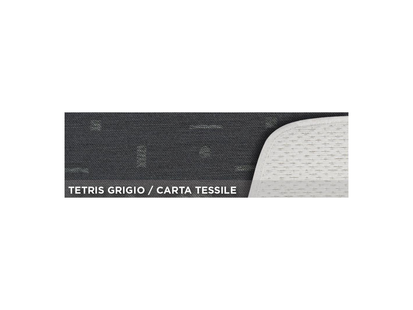 Coprisedili anteriori universali Tanga Doubleface cotone tetris grigio/carta tessile