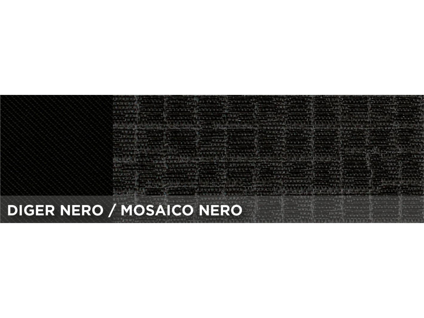 Serie completa coprisedili personalizzati Fiat 500L tess. misto cotone mosaico nero