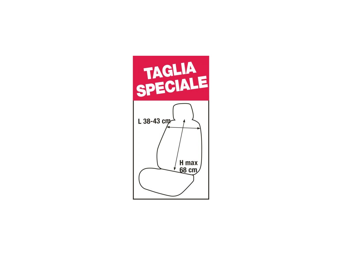 Serie completa coprisedili Fast&Smart tg. speciale tess. misto cotone nero/antracite