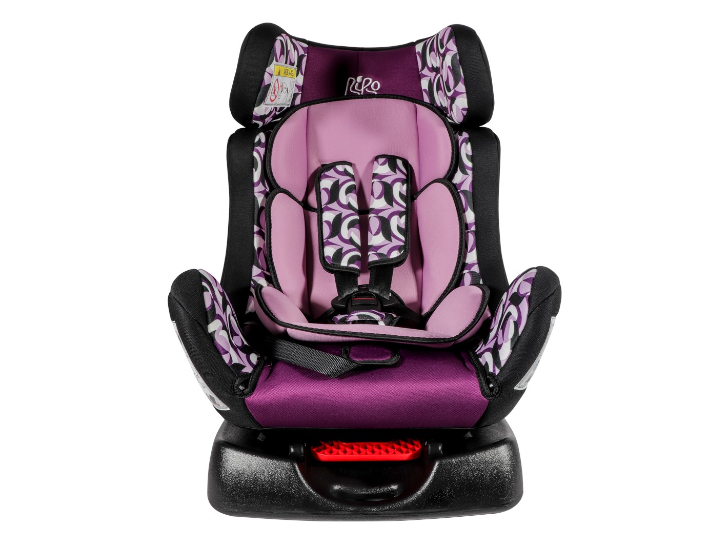 Seggiolino con antiabbandono per bambini 0-25 kg mod. Aurora lilla