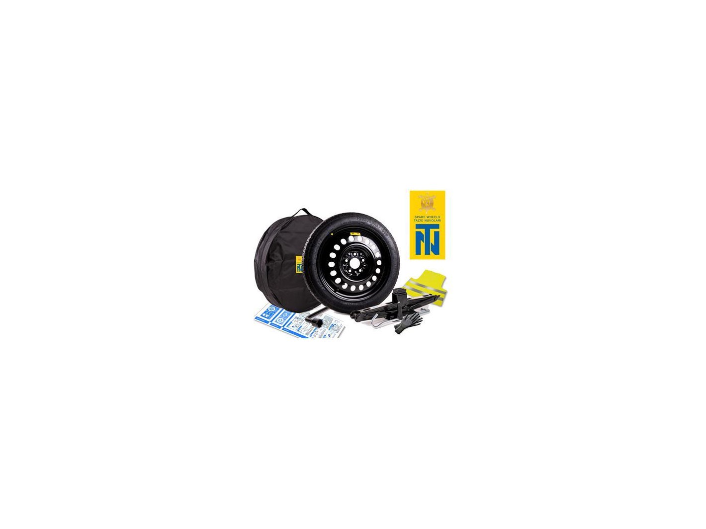 Kit ruotino basic con cerchio in acciaio 125/80R16