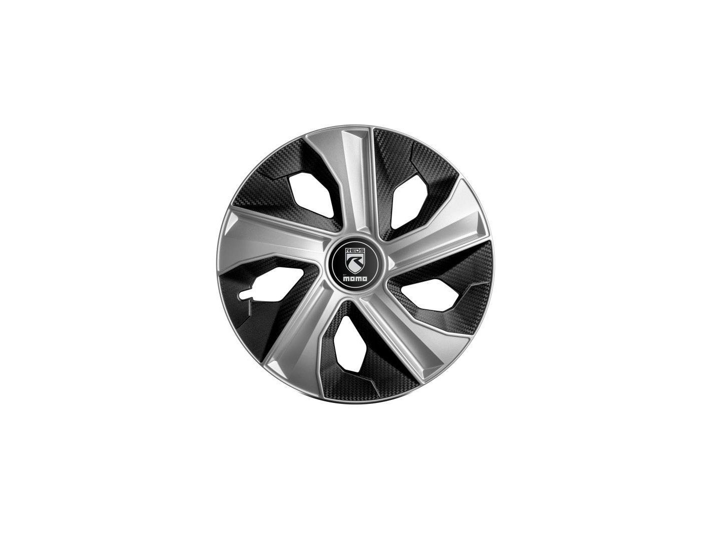 4 MOMO BLADE COVBLDSLBLK15 SILVER-NERO CARBON 15"