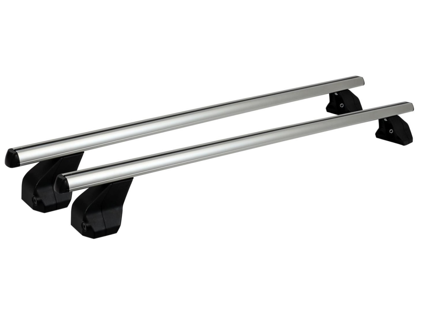 Barre portatutto con piedi Silverline alluminio L