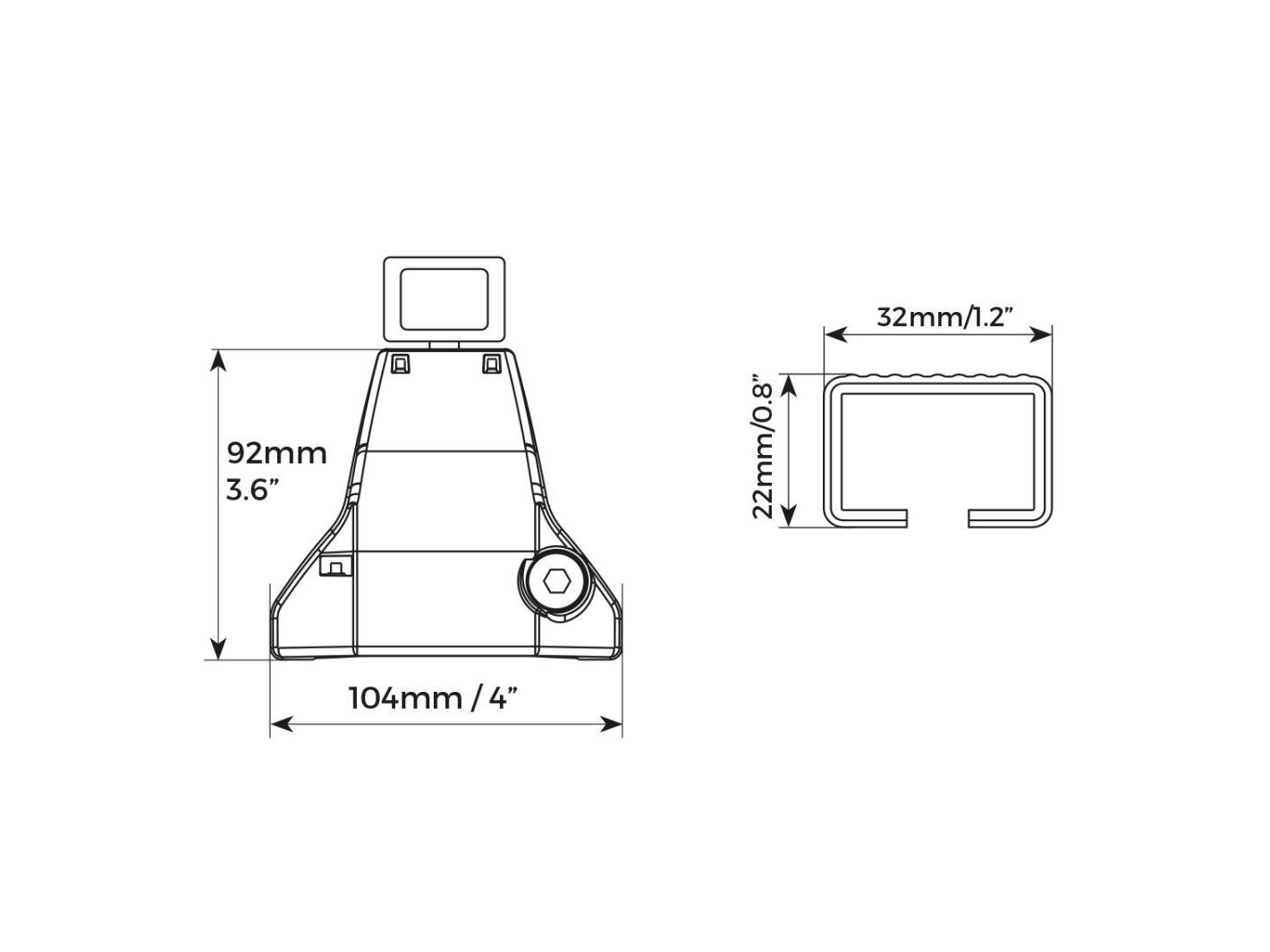 Barre portatutto con piedi Silverline alluminio L