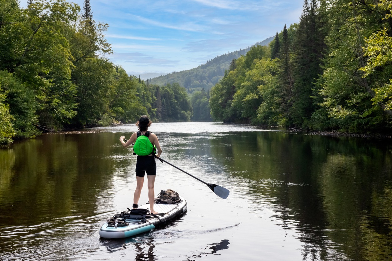 Sup, occasioni d'uso: al lago, al mare, al fiume